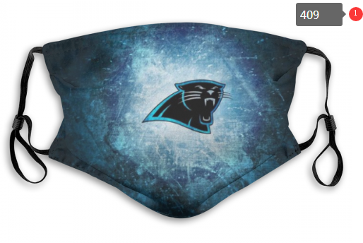 NFL Carolina Panthers #3 Dust mask with filter->nfl dust mask->Sports Accessory